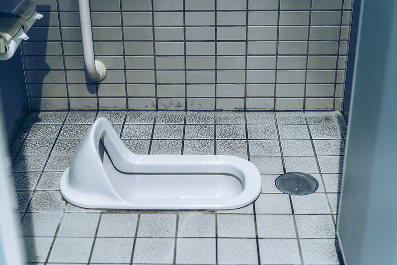traditional japanese squat toilets