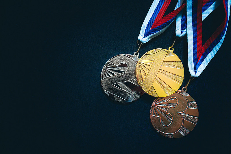 Gold, silver and Bronze medal, Tokyo 2020