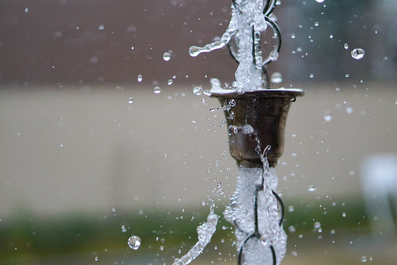 Japanese rain chain