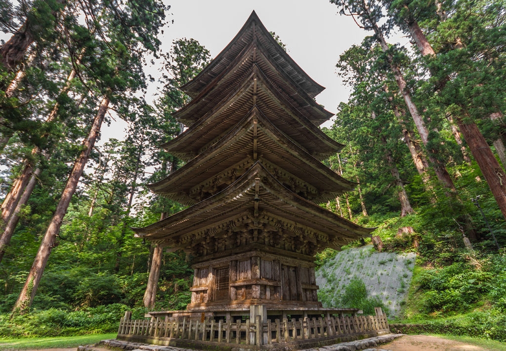 Five Storey Pagoda at Mount Haguro